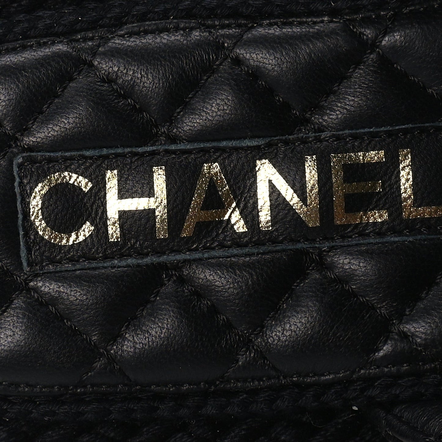 Cord Lambskin Quilted Logo Mules 36  Black