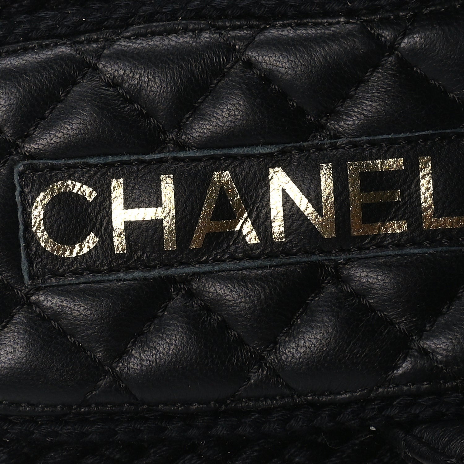 Chanel Cord Lambskin Quilted Logo Mules 36  Black 7 of 8