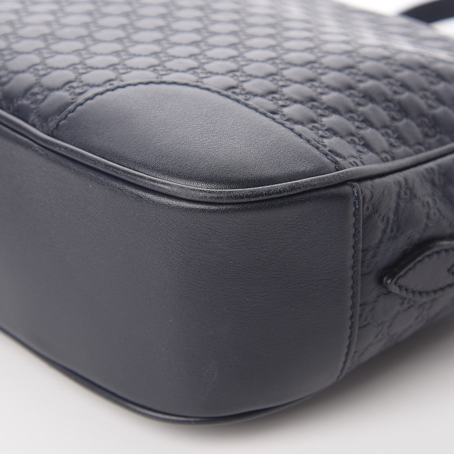 Gucci Soft Microguccissima Mini Bree Messenger Bag Blue 7 of 10