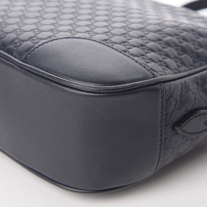 Gucci Soft Microguccissima Mini Bree Messenger Bag Blue 7 of 10