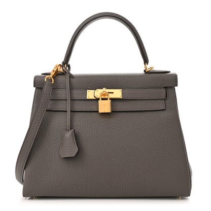 Hermes Togo Kelly Retourne 28 Etain 1 of 11