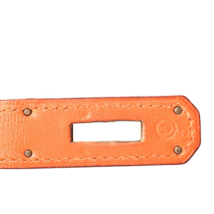 Hermes Swift Kelly Retourne 28 Orange 6 of 9