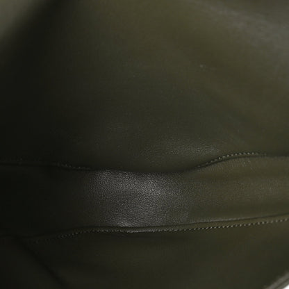 Celine Smooth Calfskin Triangle Crossbody Bag  Green 4 of 7
