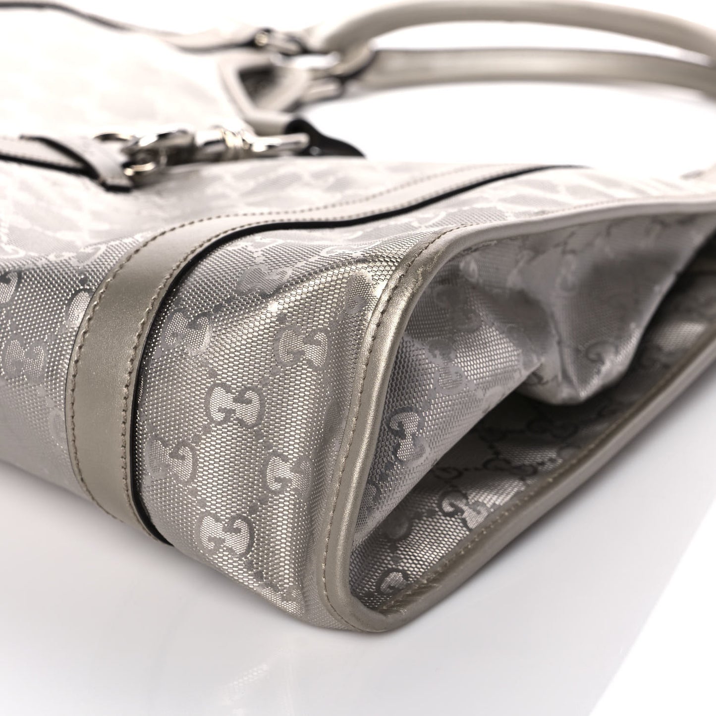 Imprime Monogram Medium Joy Shoulder Bag Silver