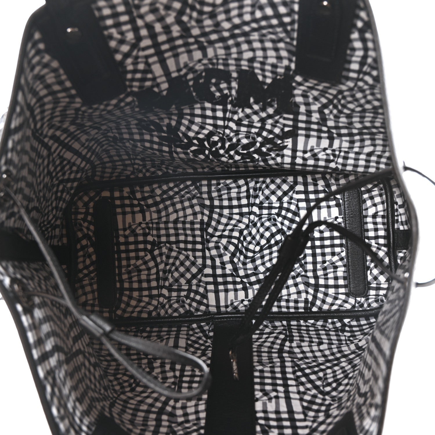 MCM Visetos Large Liz Reversible Shopper Tote Black 5 of 7