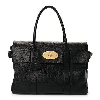 Mulberry Natural Vegetable Tanned Bayswater Black 1 of 9