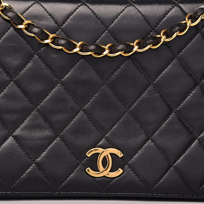 Chanel Lambskin Quilted Small Single Flap Bag Black 15 of 15