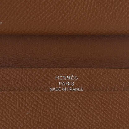 Hermes Epsom Mini Bearn Wallet Gold 5 of 7