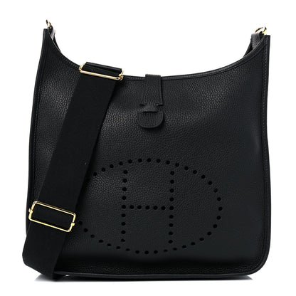 Hermes Taurillon Clemence Evelyne III GM Black 1 of 10