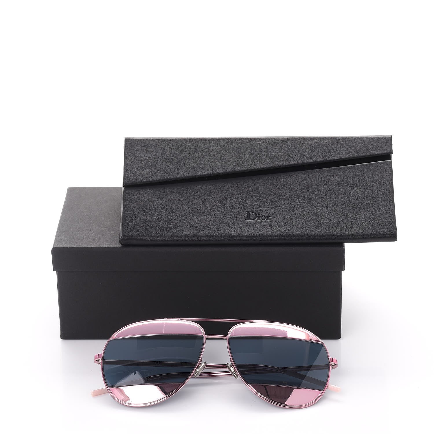 Christian Dior Split 1 Aviator Sunglasses Pink Blue 9 of 9