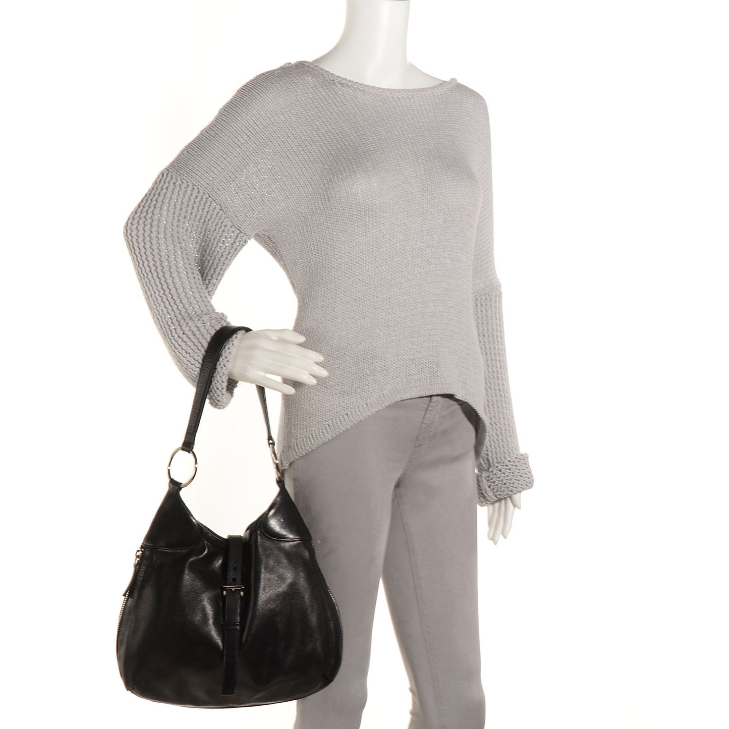 Soft Calf Hobo Nero Black