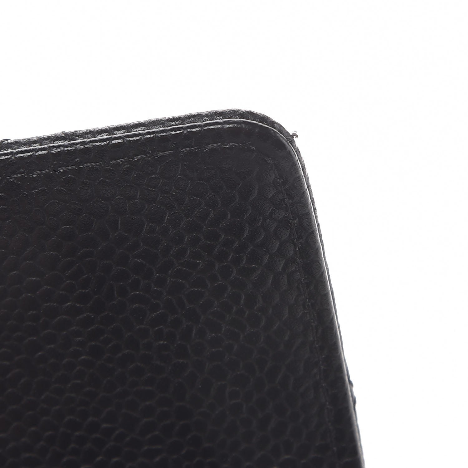 Chanel Caviar Quilted Flap Card Holder Black 9 of 10