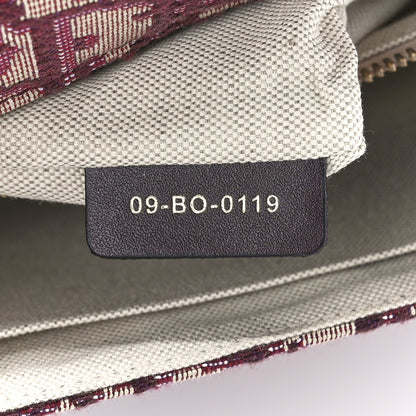 Christian Dior Oblique DiorAddict Flap Bag Burgundy 7 of 12