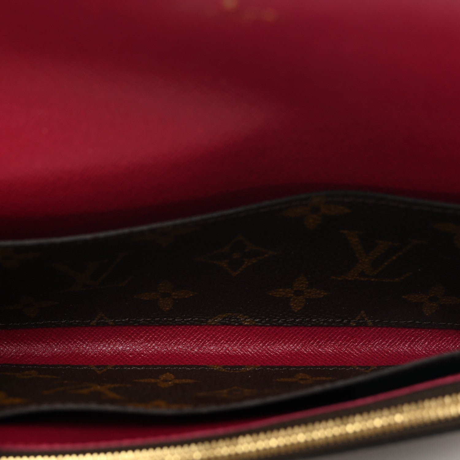 Louis Vuitton Monogram Emilie Wallet Fuchsia 5 of 8