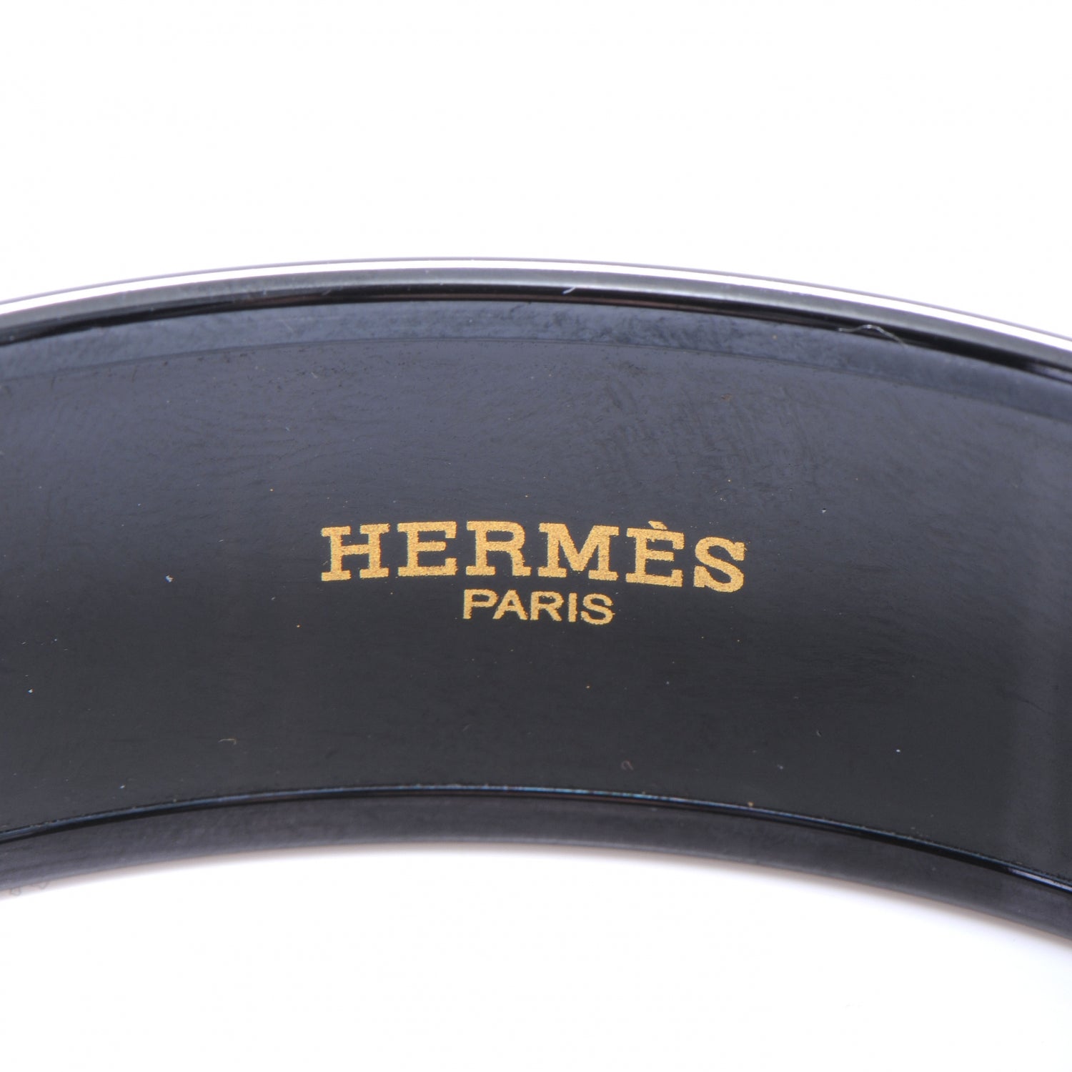 Hermes Enamel Printed Wide Bracelet 65 3 of 5