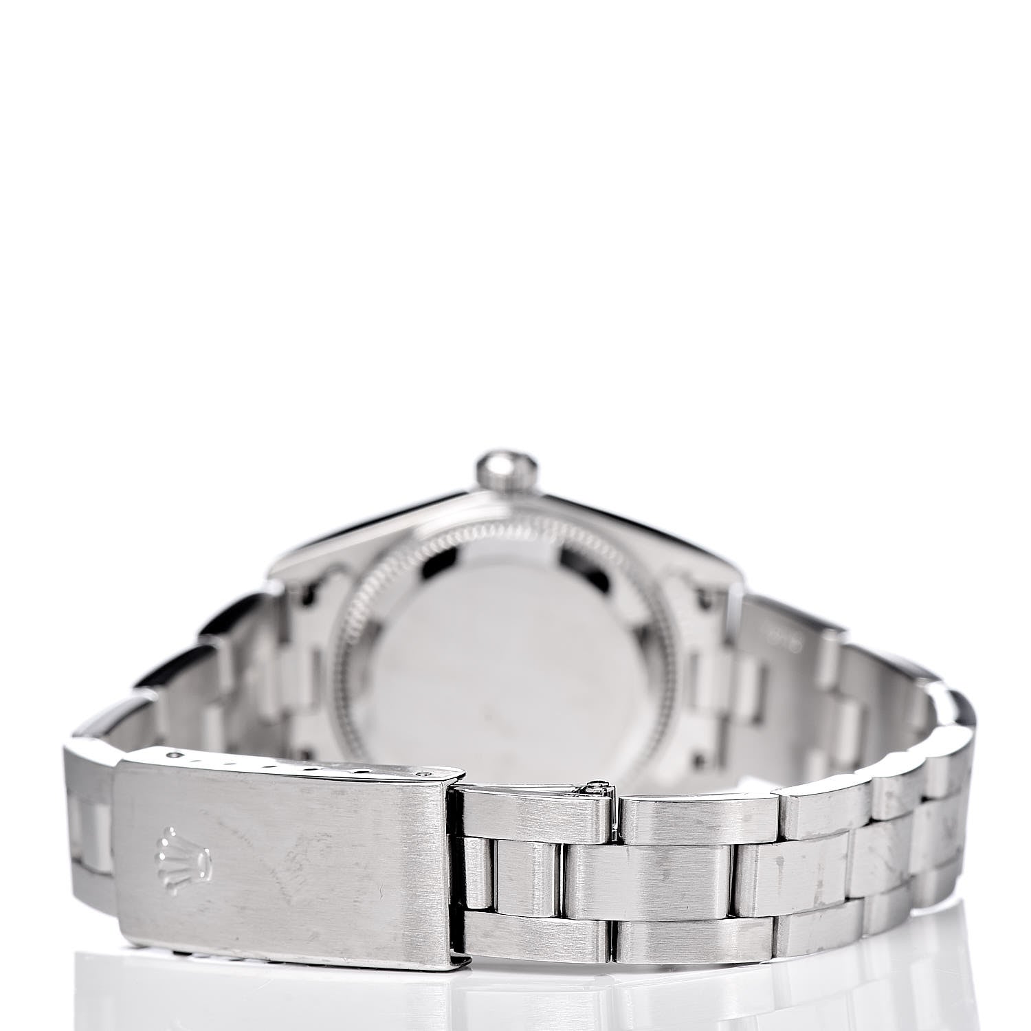 Rolex Stainless Steel 24mm Oyster Perpetual Watch Pink 76080 4 of 8