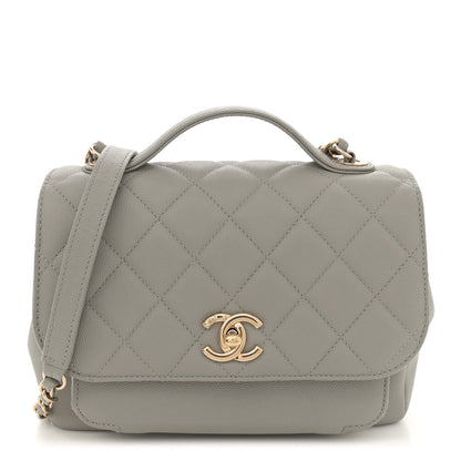 Chanel Caviar Quilted Medium Business Affinity Flap Grey 1 of 11