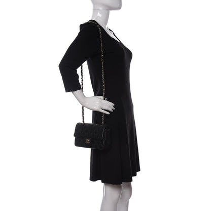 Chanel Lambskin Quilted Mini Rectangular Flap Black 2 of 10