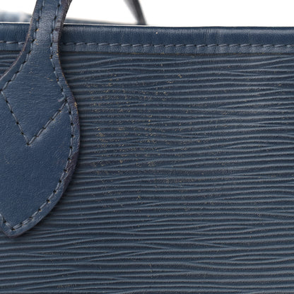 Louis Vuitton Epi Neverfull MM Indigo 10 of 19