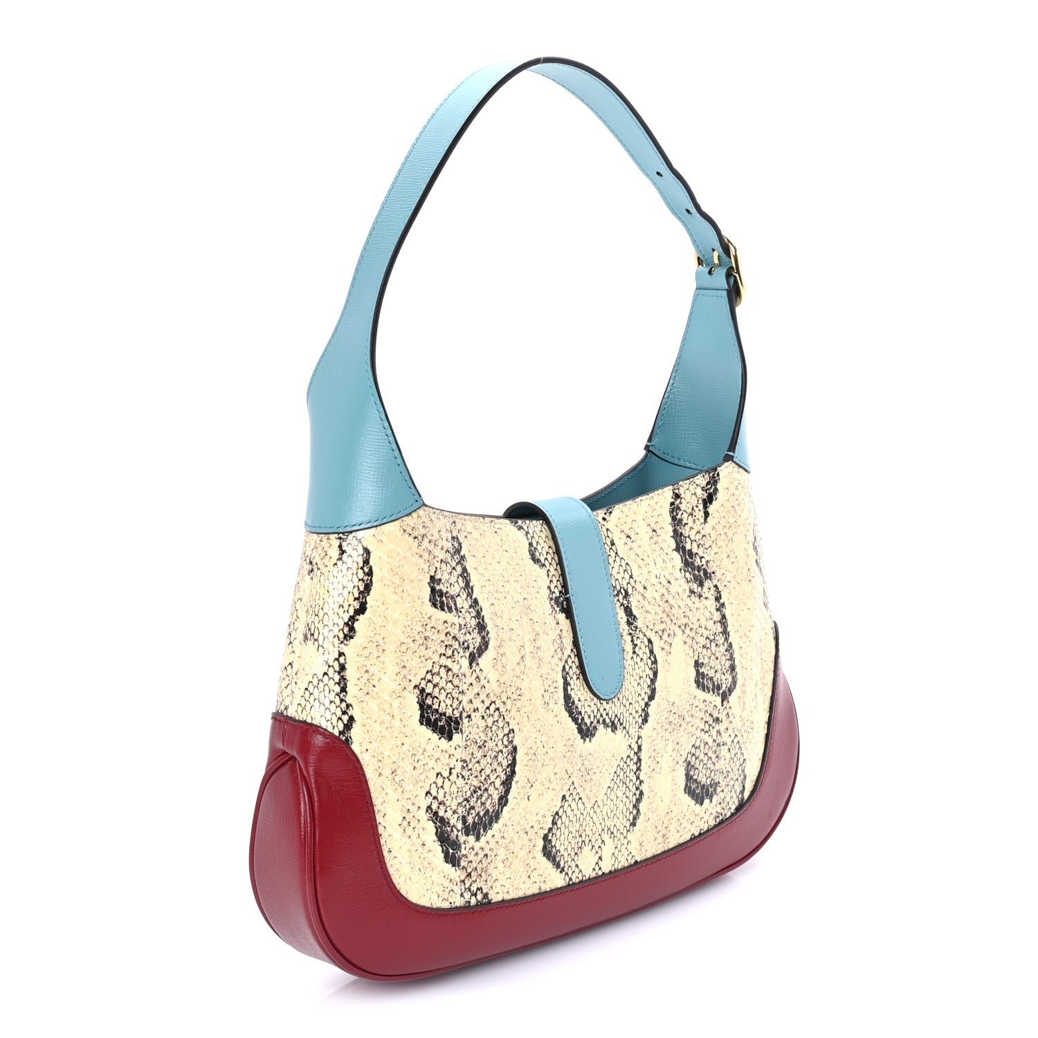 Gucci Snakeskin Calfskin Small Jackie 1961 Hobo  Multicolor 2 of 7