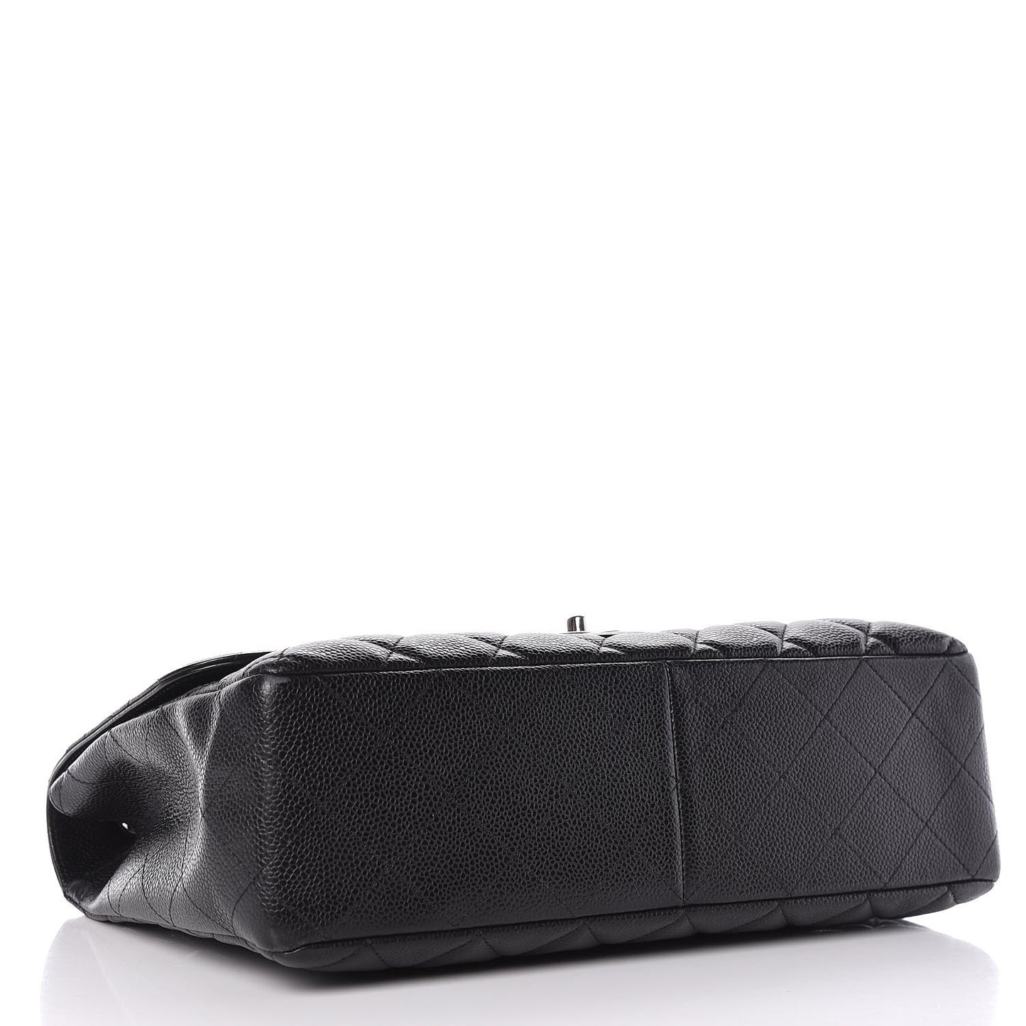 Caviar Quilted Jumbo Single Flap Black