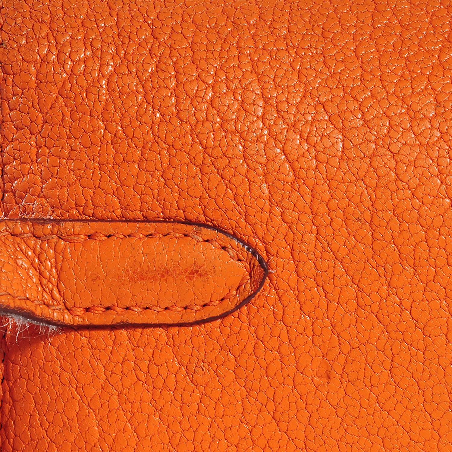 Hermes Chevre Mysore Kelly Longue Wallet Orange 6 of 18