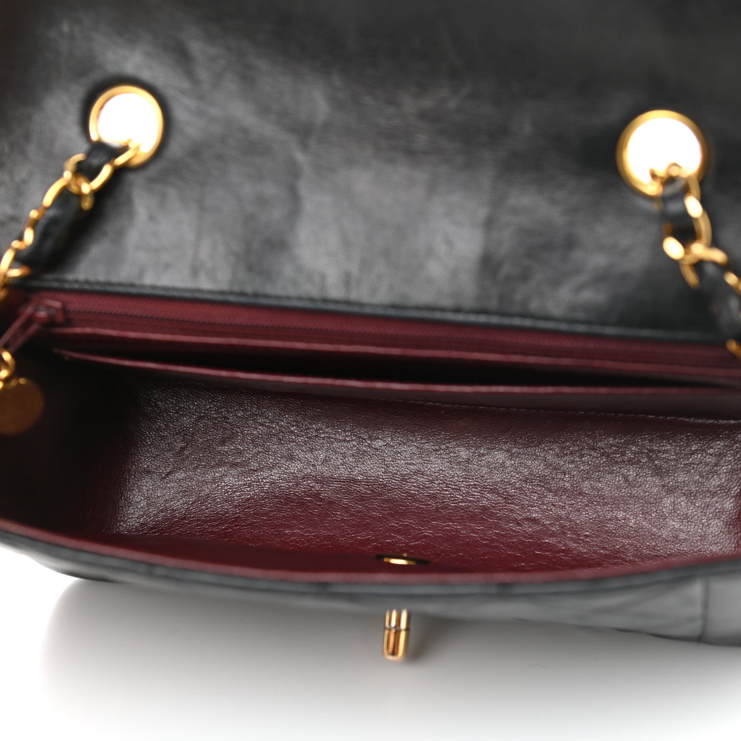 Chanel Lambskin Quilted Small Single Flap Black 5 of 14