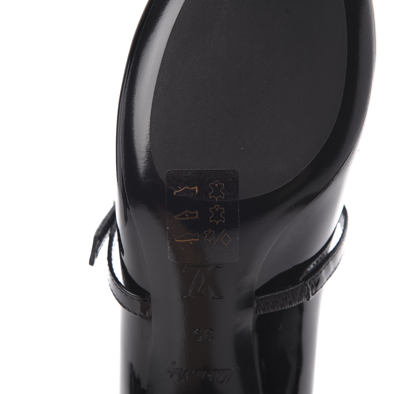 Louis Vuitton Patent Uniformes Silhouette 40mm Pumps 35 Black 8 of 8