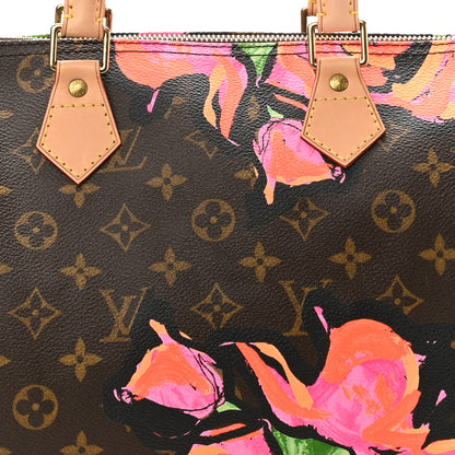 Louis Vuitton Monogram Roses Speedy 30 8 of 11