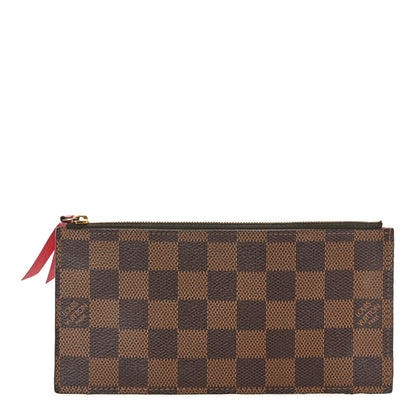 Louis Vuitton Damier Ebene Felicie Chain Wallet Zippered Insert 1 of 7