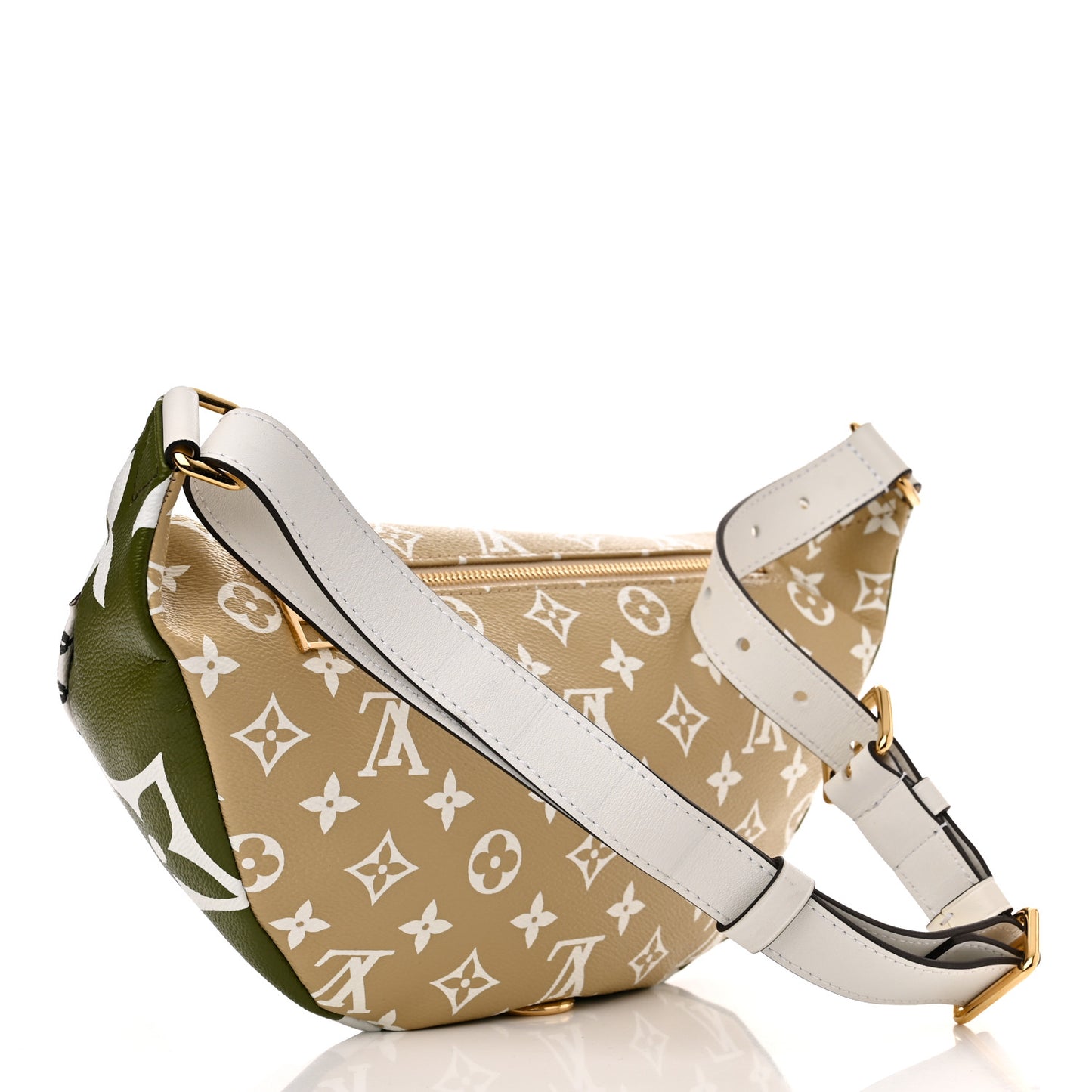 Monogram Giant Bumbag Kaki Beige