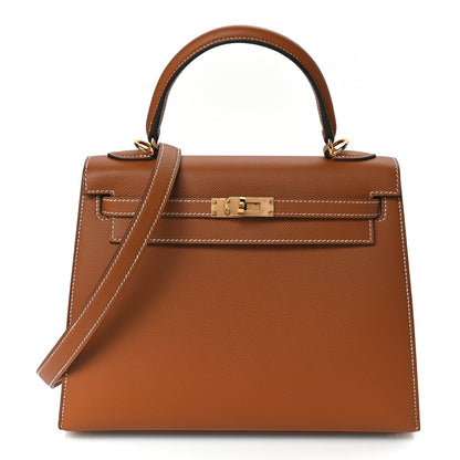 Hermes Epsom Kelly Sellier 25 Gold 1 of 9