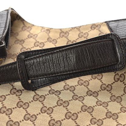 Gucci Monogram Hasler Hobo Dark Brown 14 of 14