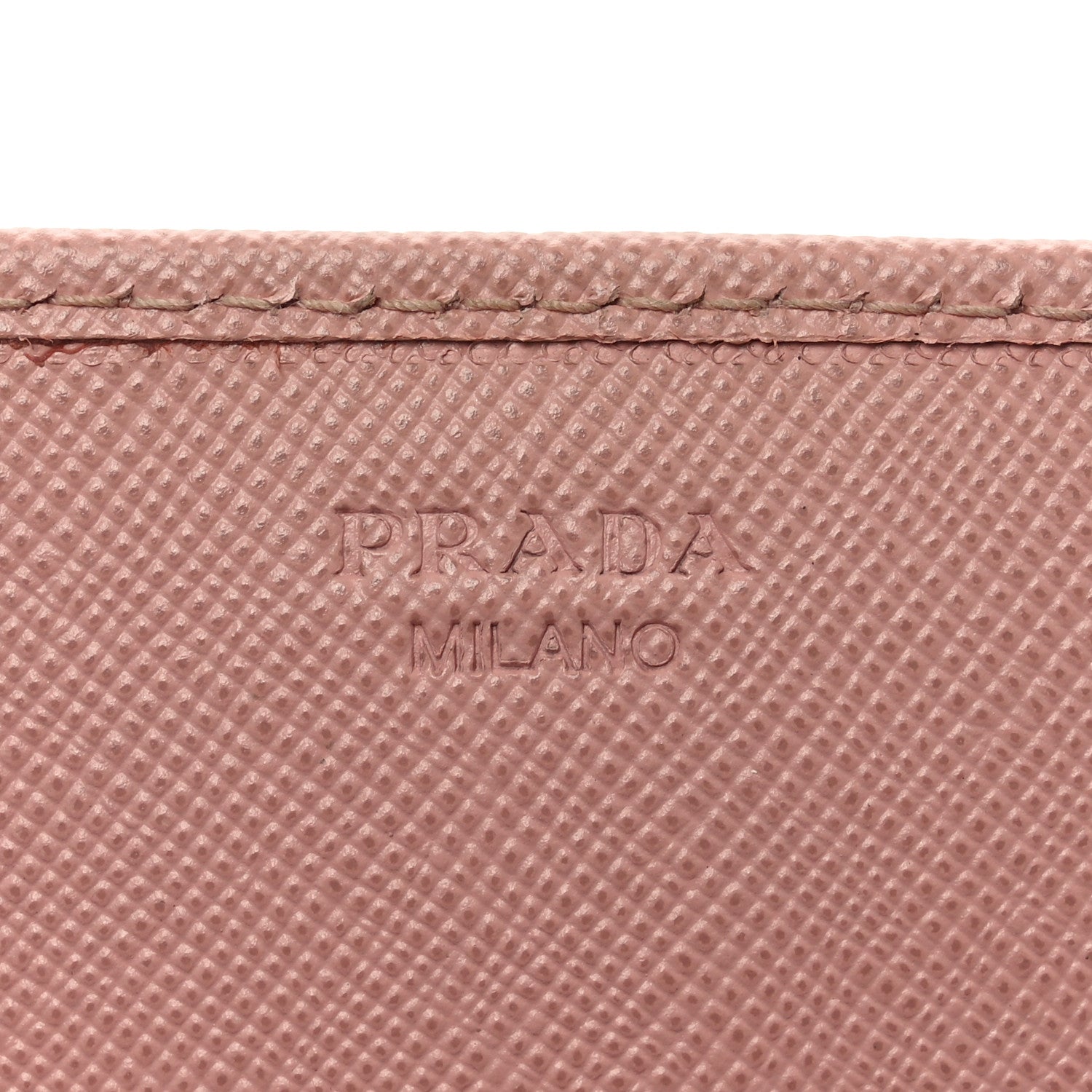 Prada Saffiano Wallet on Chain Pink 6 of 9