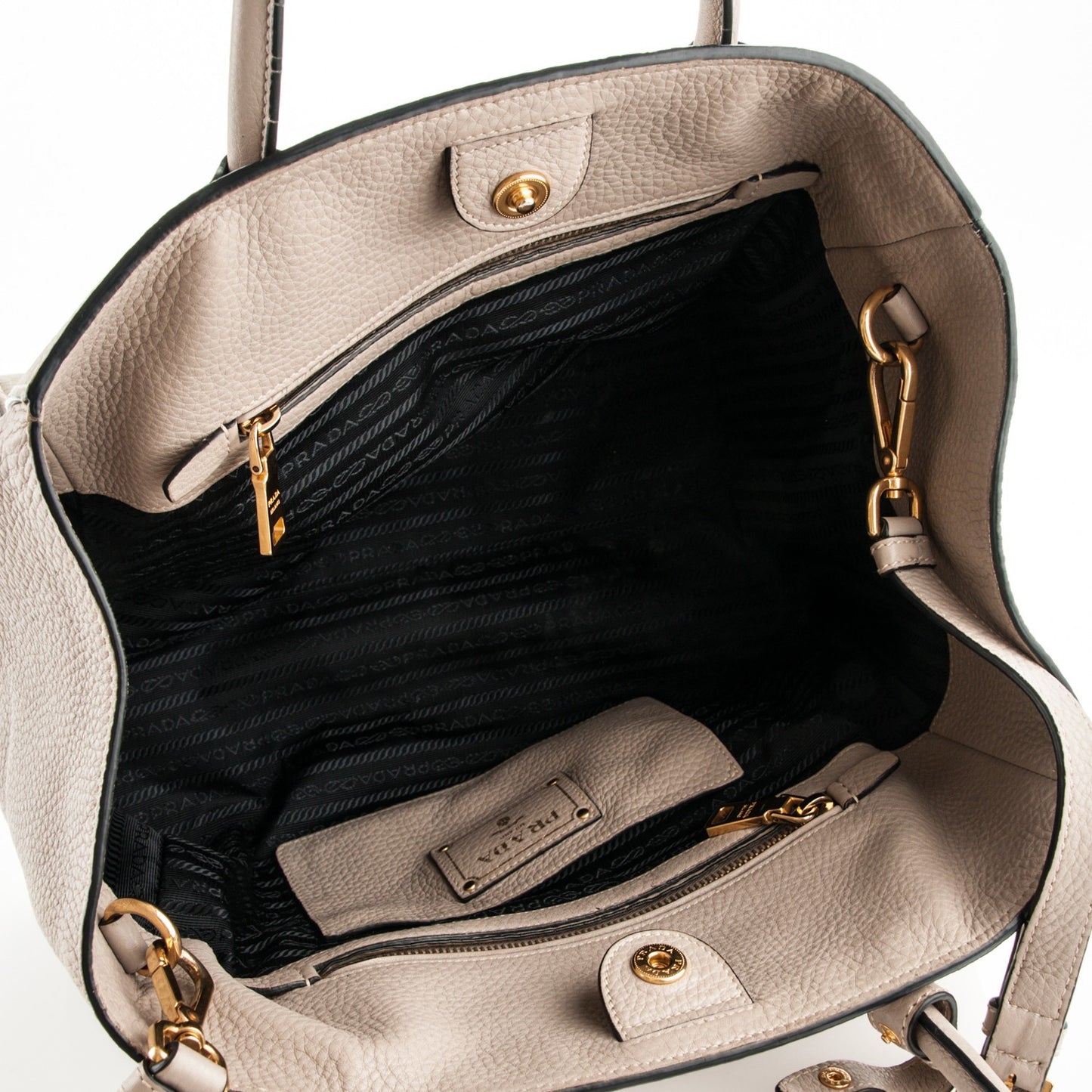 Vitello Daino Shopping Tote Pomice