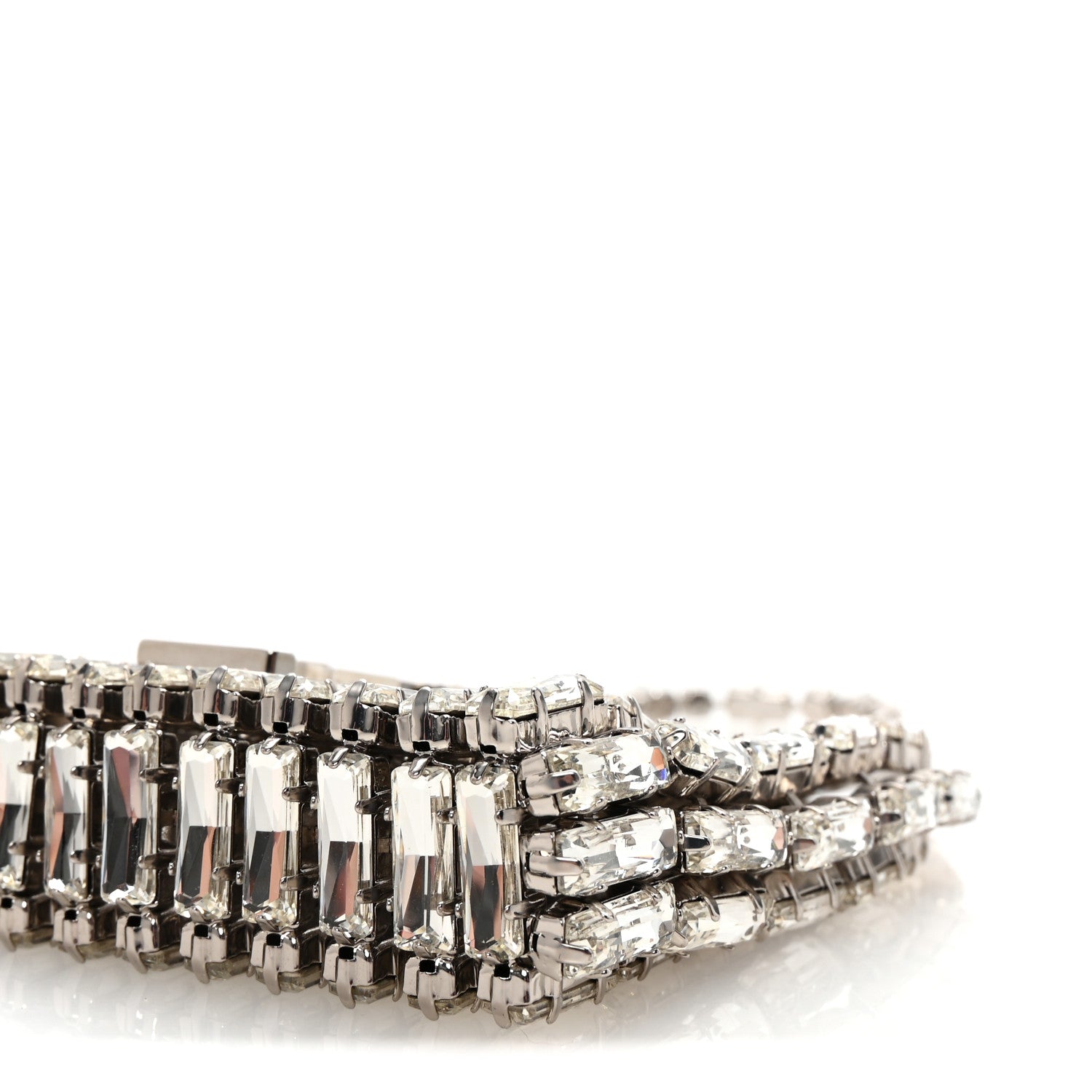 Saint Laurent Crystal Micro Evening Bag Mirror 9 of 10