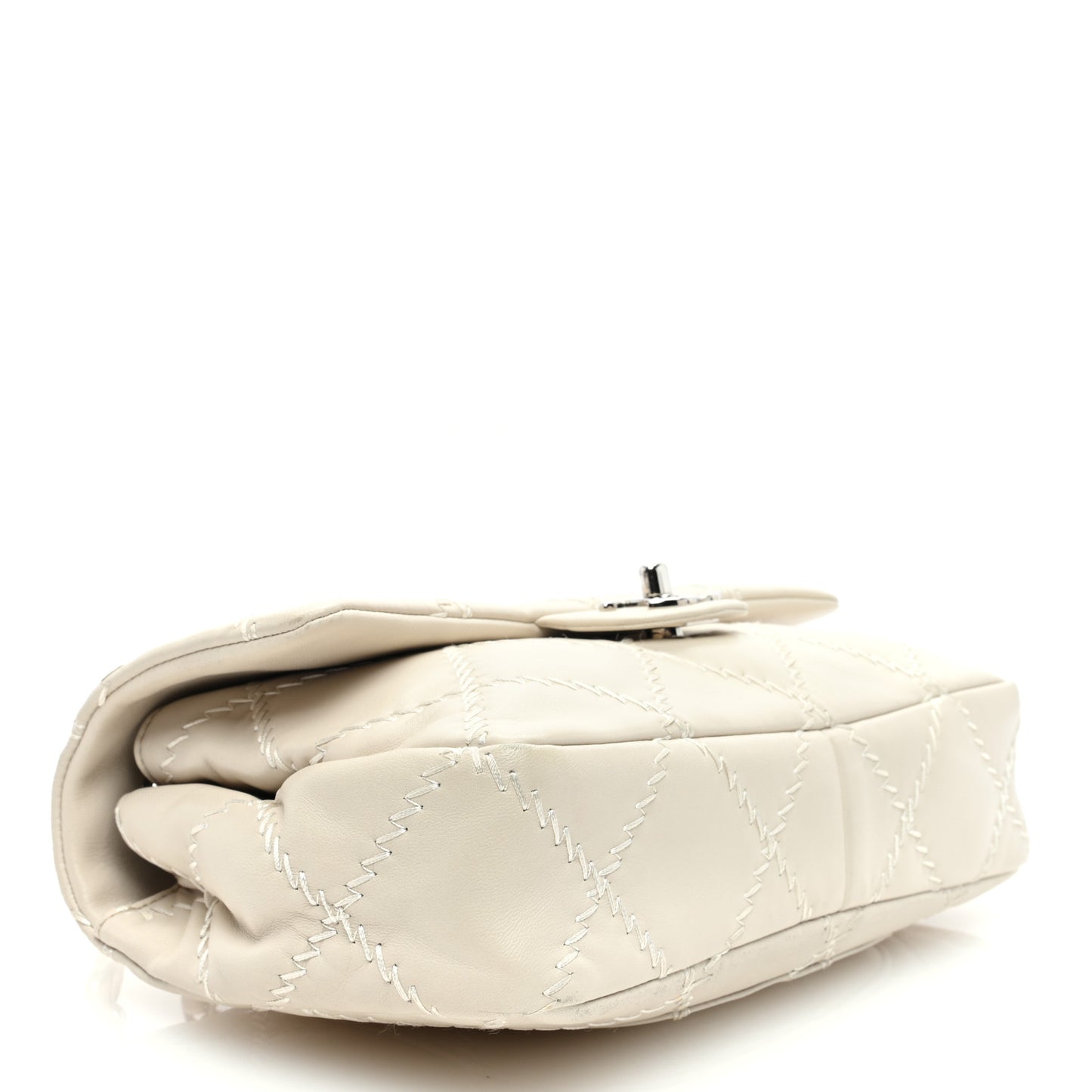 Calfskin Ultimate Stitch Flap Gold