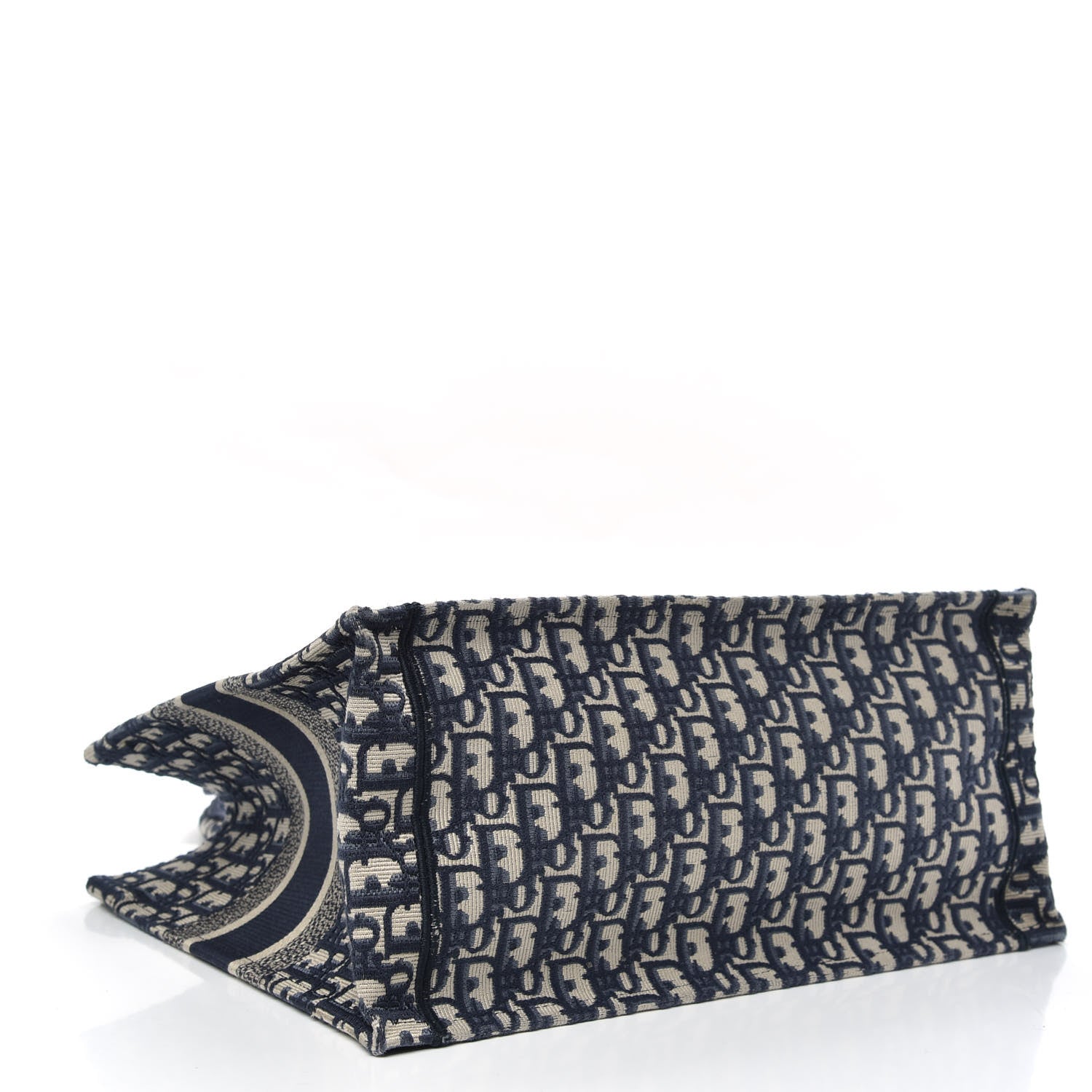 Christian Dior Oblique Medium Book Tote Blue Multicolor 4 of 10