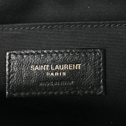 Saint Laurent Calfskin Matelasse Monogram Lou Camera Bag Black 5 of 8