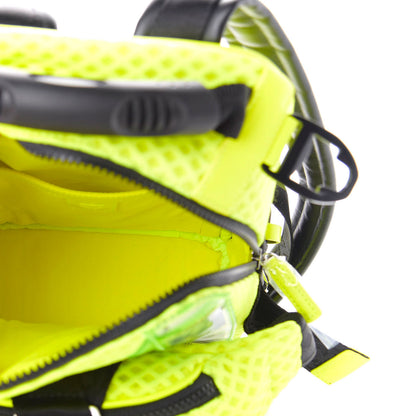 MCM Nylon Mesh Jemison 2-1 Backpack Neon Yellow 4 of 9