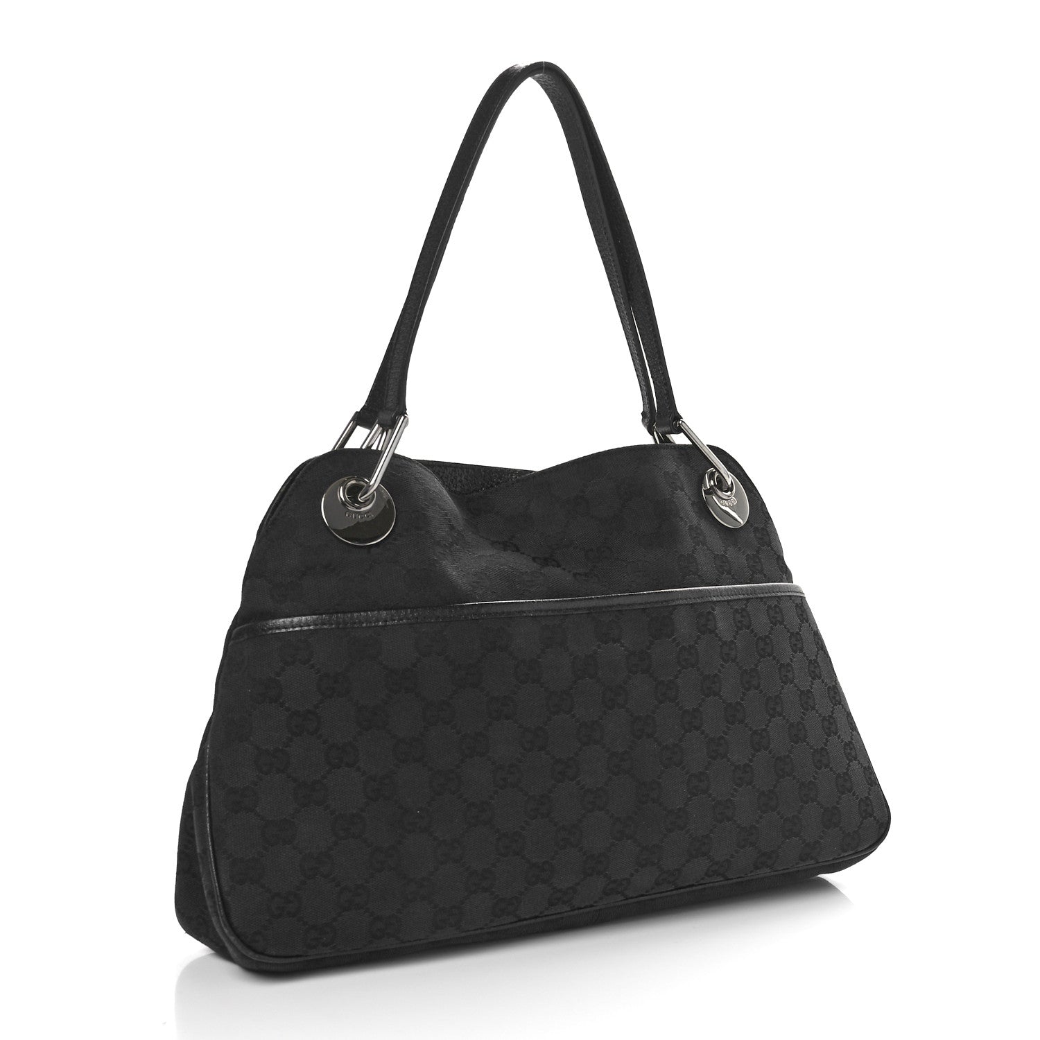 Gucci Monogram Medium Eclipse Shoulder Bag Black 3 of 10