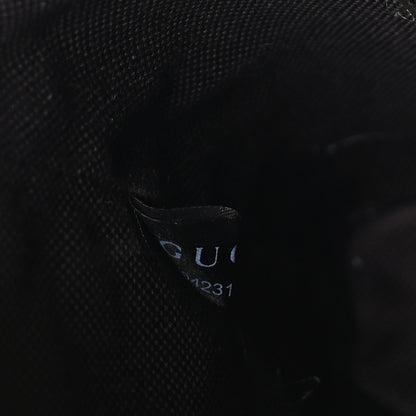 Gucci Monogram Web Mini Bucket Bag Beige Dark Brown 5 of 8