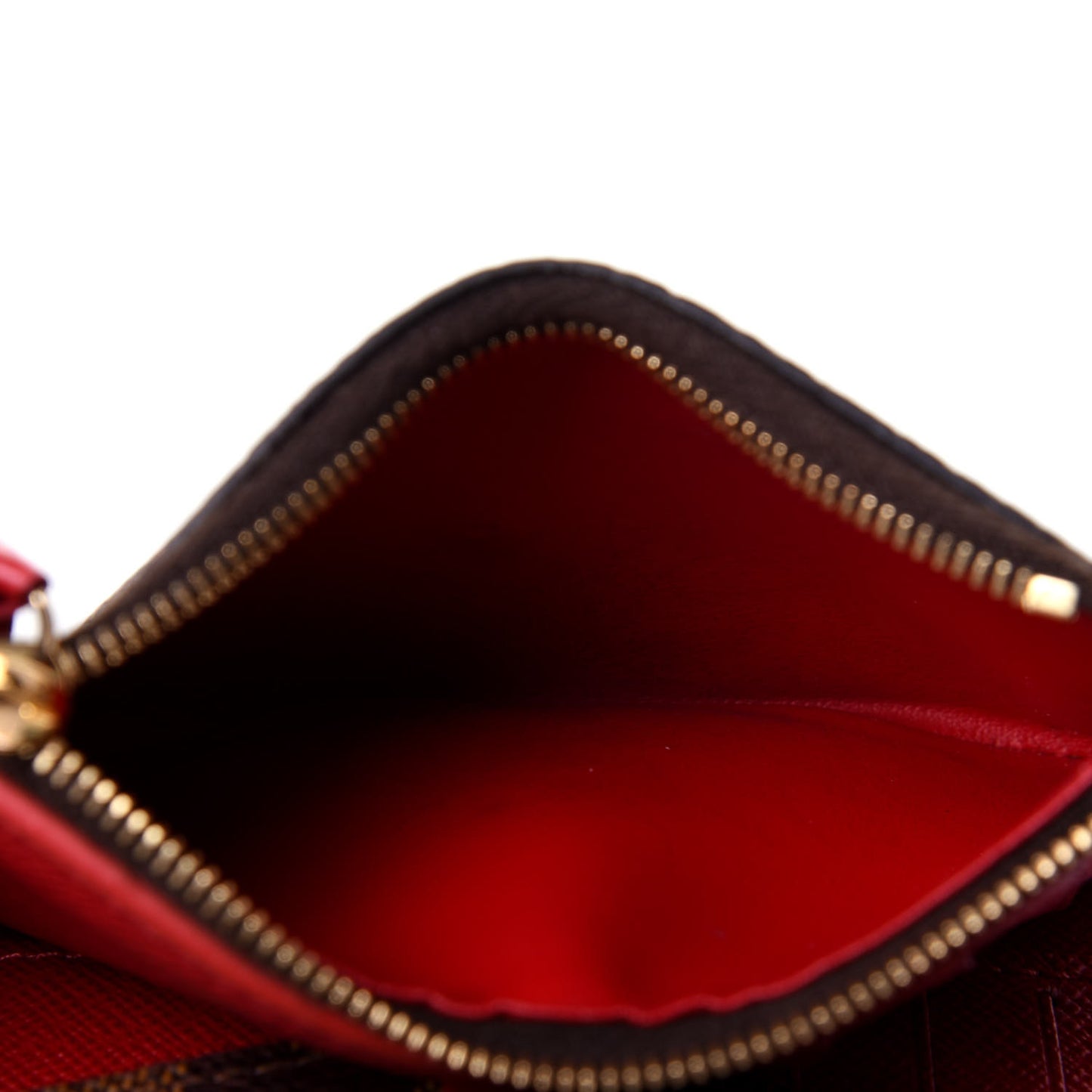 Damier Ebene Victorine Wallet Cherry