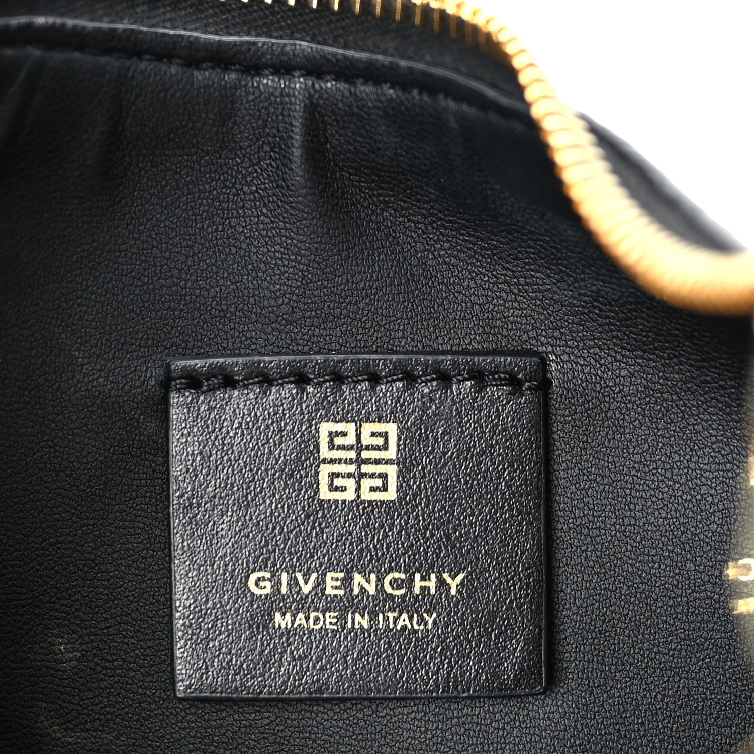 Givenchy Coated Canvas Logo 4G Embossed Small Moon Cut Out Shoulder Bag Black 5 of 8
