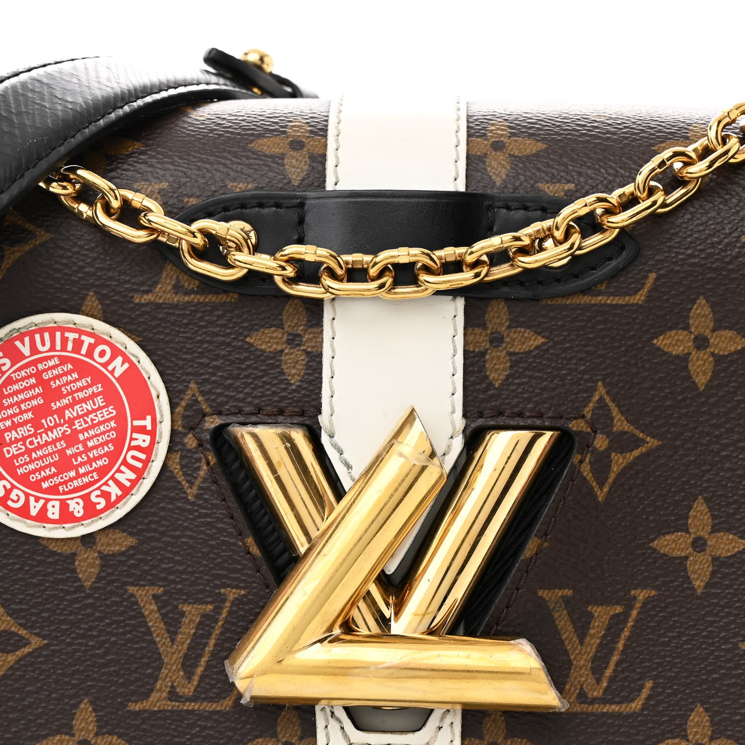 Louis Vuitton Epi Monogram Complice Trunks and Bags Twist Shoulder Bag MM Black 8 of 10