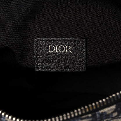 Christian Dior Oblique Mens Saddle Bag Blue 6 of 14