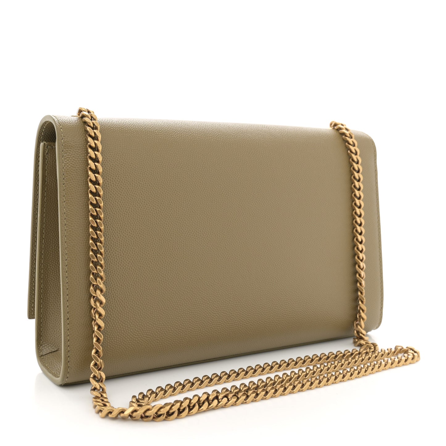 Grain De Poudre Medium Monogram Kate Satchel Hazel Green