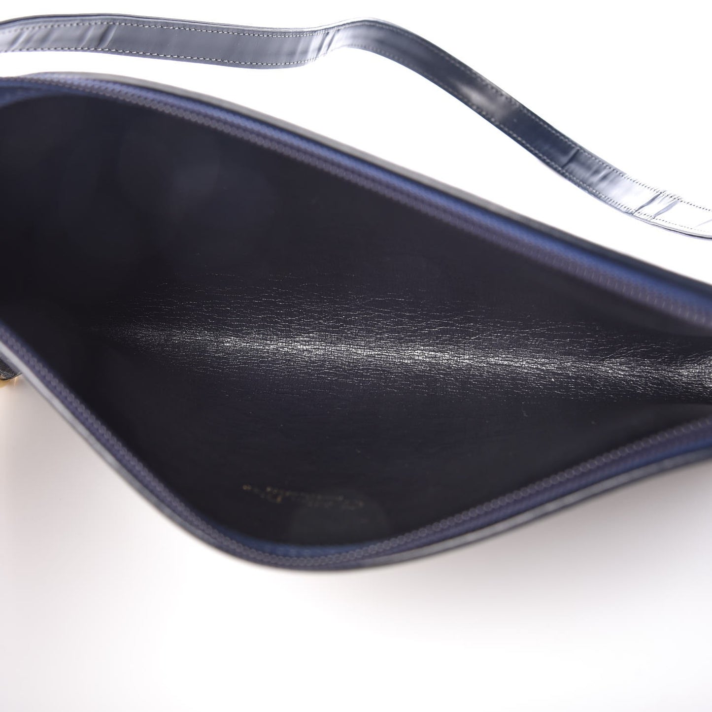 Monogram Convertible Clutch Bag Navy