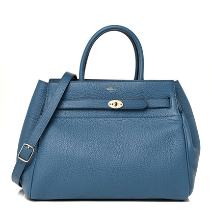 Mulberry Heavy Grain Belted Bayswater Tote Blue 1 of 10