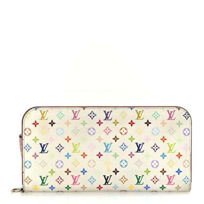 Louis Vuitton Monogram Multicolor Insolite Wallet White Litchi 1 of 7